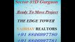 Flats For Sale in Ramprastha City The Edge Tower in Sector 37D Gurgaon Haryana 8826997780