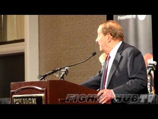 Bob Arum reacts to result of Manny Pacquiao vs. Timothy Bradley