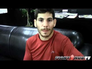 Jared Papazian " (Dustin Pague) weakness is his ground; I see myself finishing this fight"