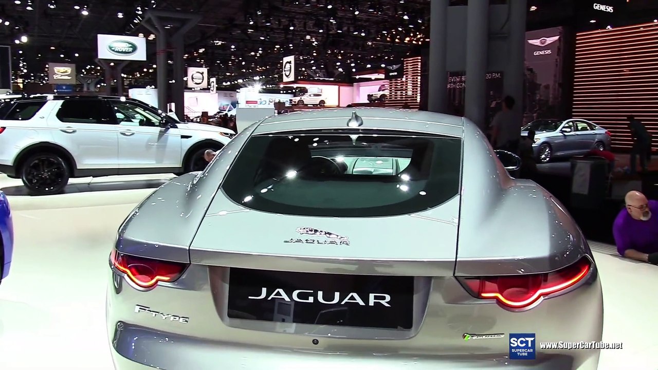 Auto show - 2018 Jaguar F-Type R Dynamic - Exterior and Interior Walkaround - Debut at 2017 New York Auto Show