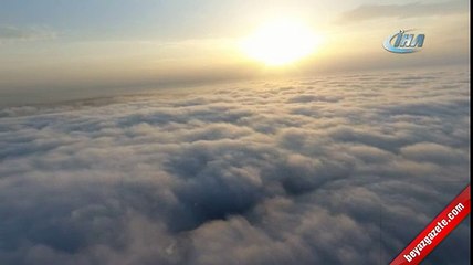 Yavuz Sultan Selim Köprüsü'ndeki muhteşim sis manzarası