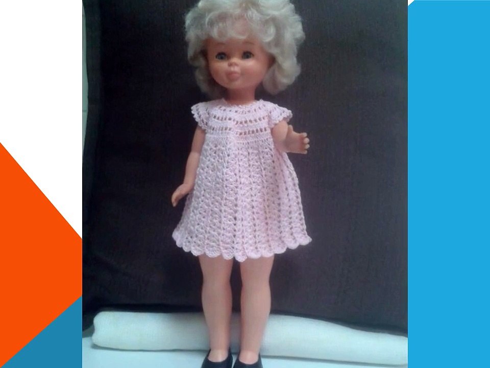 Vestidos para la muñeca Nancy ganchillo - Vídeo Dailymotion