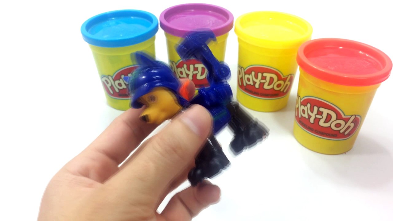 Learn Colors With Play Doh for Children Toddlers - Spiderman and Paw Patrol Colours Videos for Kids