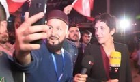 Seviye yerlerde... Ahsen TV muhabiri, Alman kanalın canlı yayınını kesti: Nasıl koyduk ama