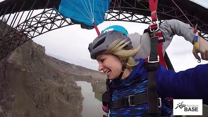 Tandem Base Jumping in Twin Falls, Idaho: MGE 17