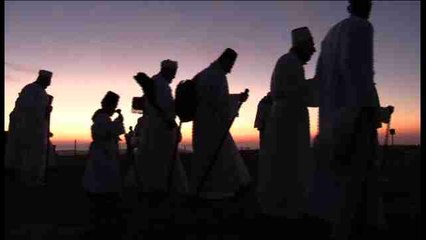 Peregrinos samaritanos celebran el final de la Pascua en Cisjordania