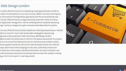 PowerVirtue.co.uk | eCommerce Web Design London