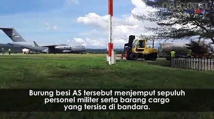 Pesawat Militer Amerika Kembali Mendarat di Bandara Aceh