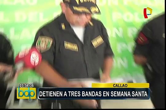 Callao: PNP captura a miembros de tres bandas delincuenciales