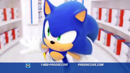 Progressive Insurance - Sonic The Hedgehog