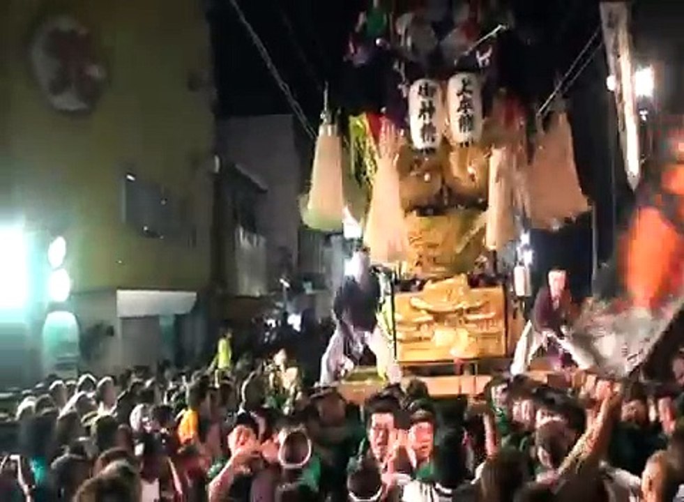 平成２４年　第32回新居浜太鼓夏祭り　VOL9　（上本郷やりますね～）