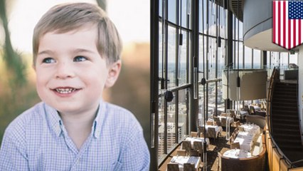 Child crushed to death inside rotating restaurant