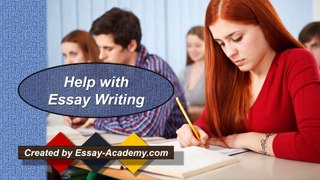 Help with Essay Writing