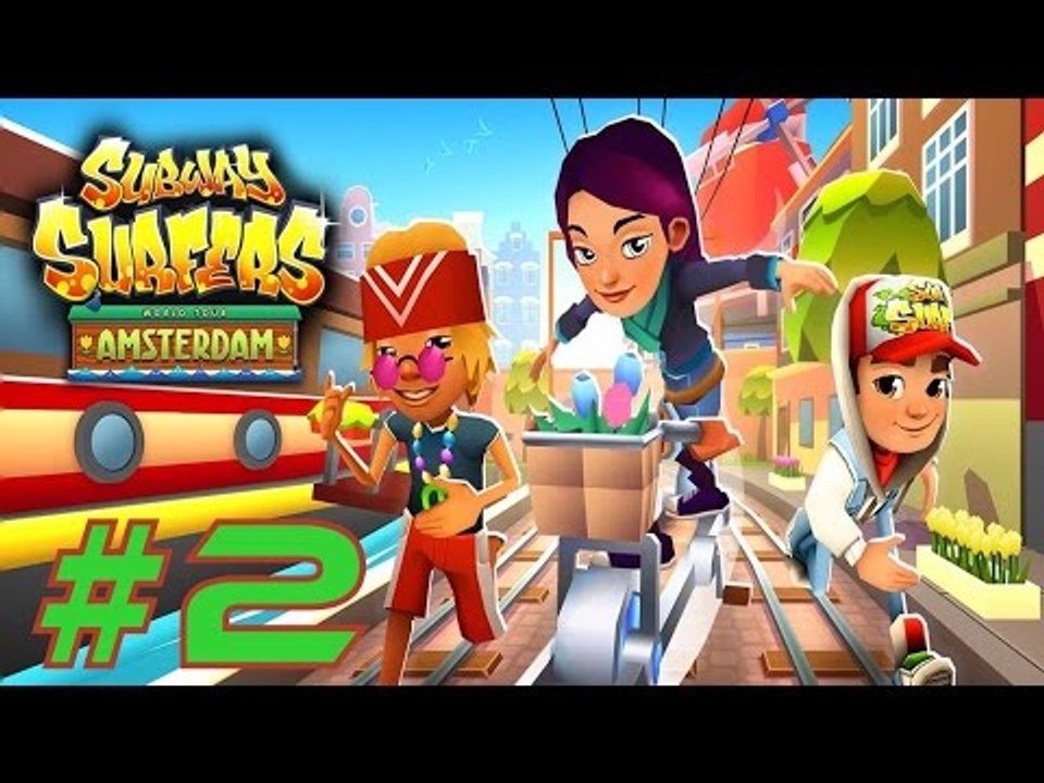 Subway Surfers: Amsterdam - Samsung Galaxy S7 Edge Gameplay #2