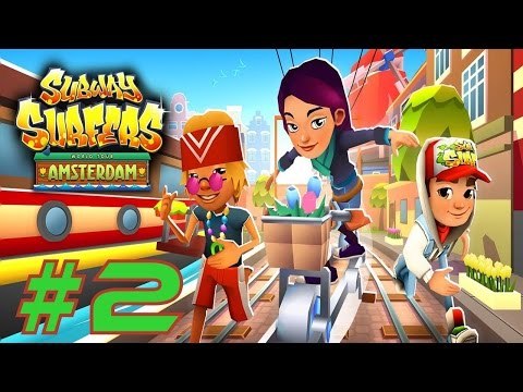 Subway Surfers: Amsterdam - Samsung Galaxy S7 Edge Gameplay #2