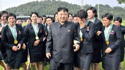 Kim Jong-un | Dictator Thousands of people stood up and clapped their hands