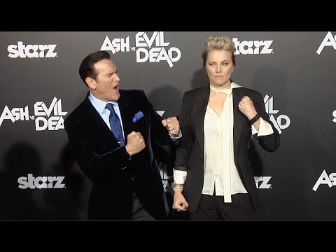 Lucy Lawless, Bruce Campbell // Ash vs Evil Dead Premiere ARRIVALS