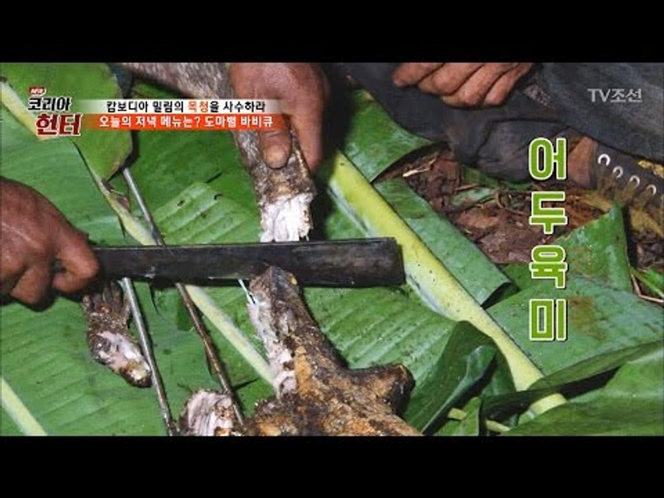 정글에 나타난 공룡?! 초대형 도마뱀의 맛은? [뉴 코리아 헌터] 46회 20170417
