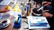 山本龍香特製ドラゴン･ブランド　カラー魚拓用インクの作り方紹介ビデオ How to make Doragon fish printing ink