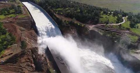 Oroville Spillway Opened Before Expected Storms