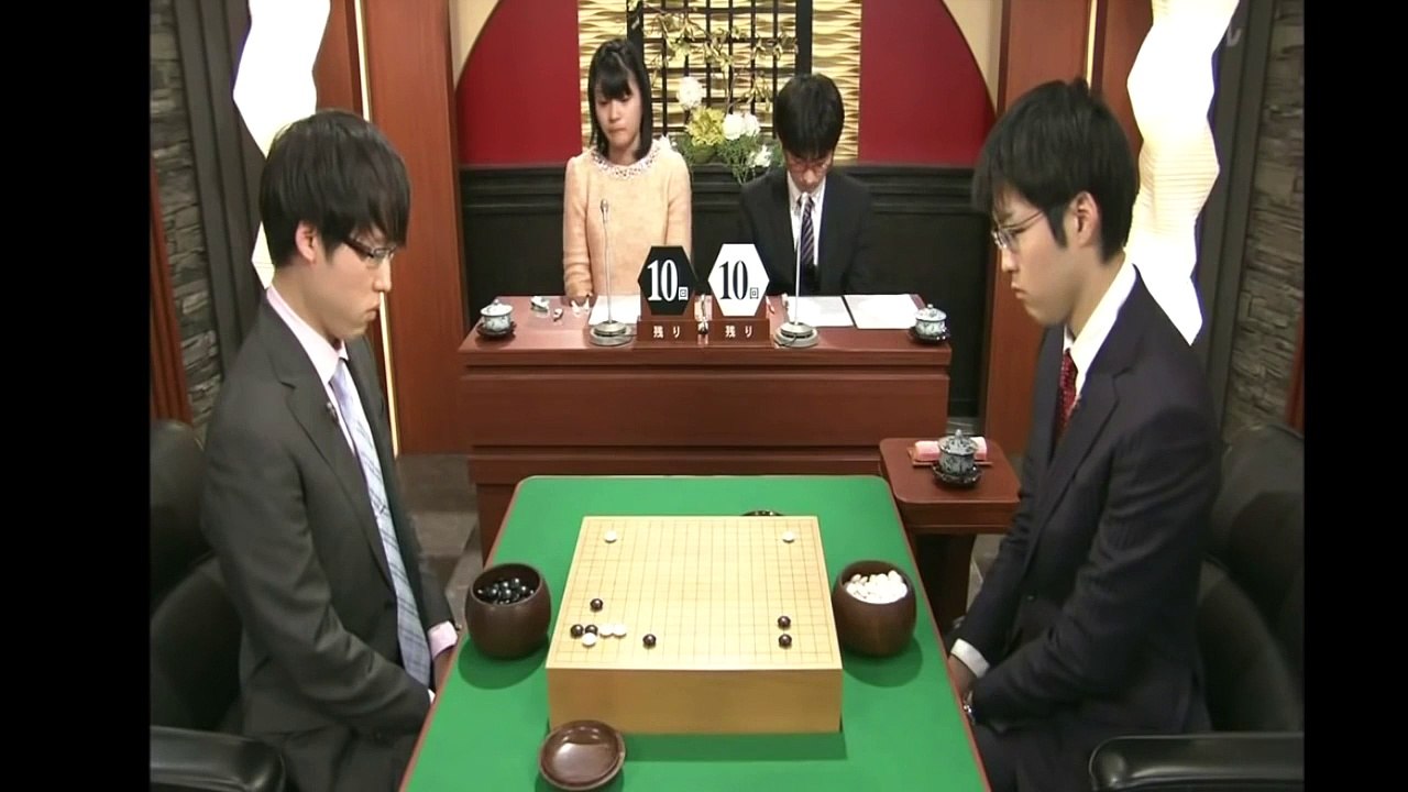 囲碁 NHKで井山裕太 VS 林漢傑 対局!! 解説も息を飲む展開!! 初心者必見!! part 1/3