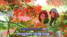 [Karaoke] NỖI BUỒN HOA PHƯỢNG - Thanh Sơn (Giọng Nữ)