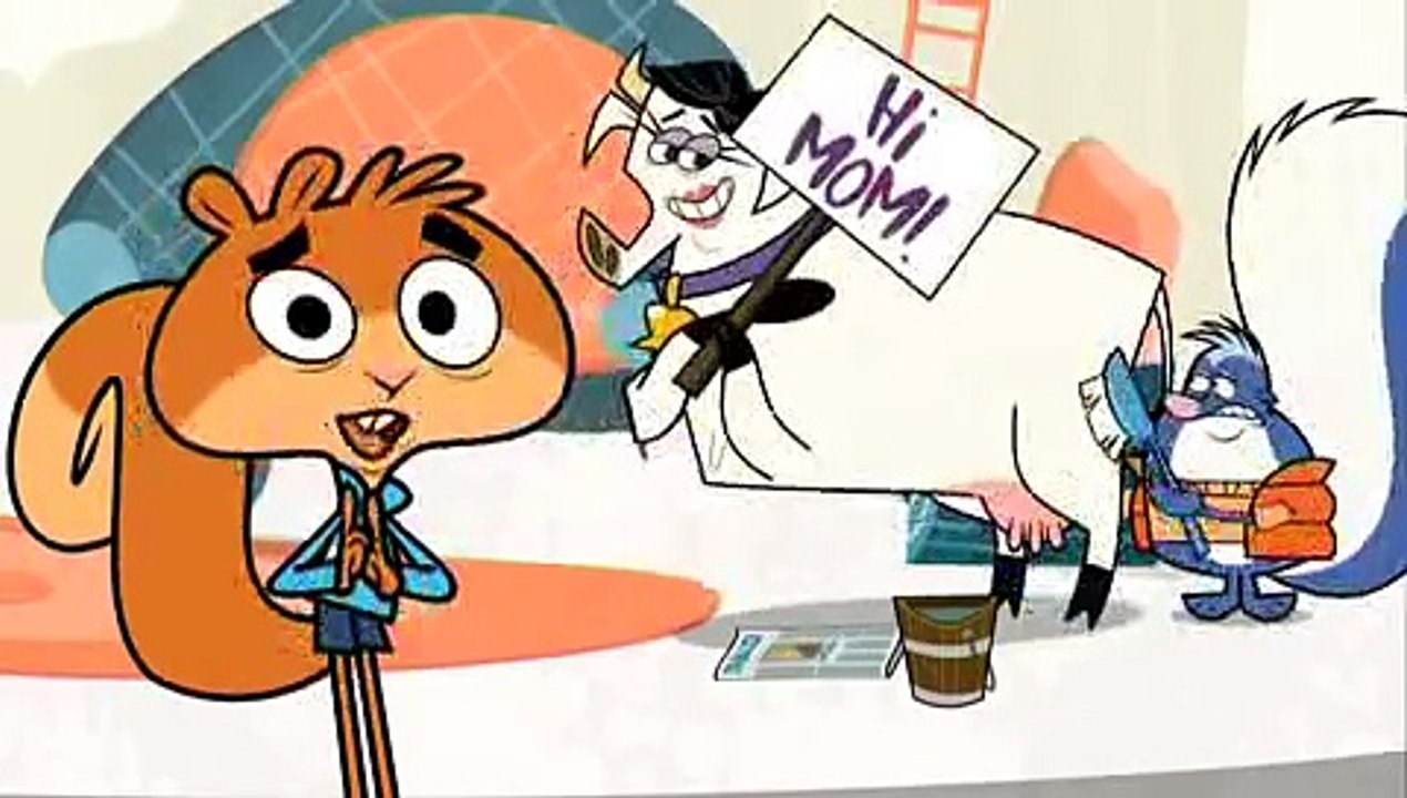 Scaredy Squirrel Shorts! (Cowlicking)
