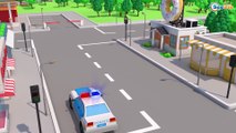 Ambulans ve Polis arabası - Arabalar izle - Animasyon - Çizgi Film