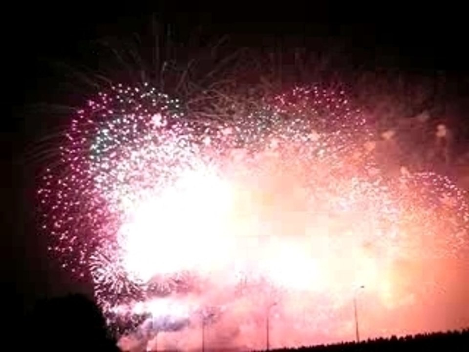 Feu d'artifice carcassonne 2005