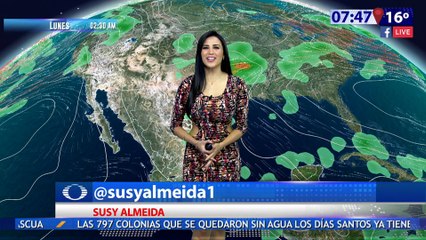Susana Almeida Pronostico del Tiempo 17 de Abril de 2017