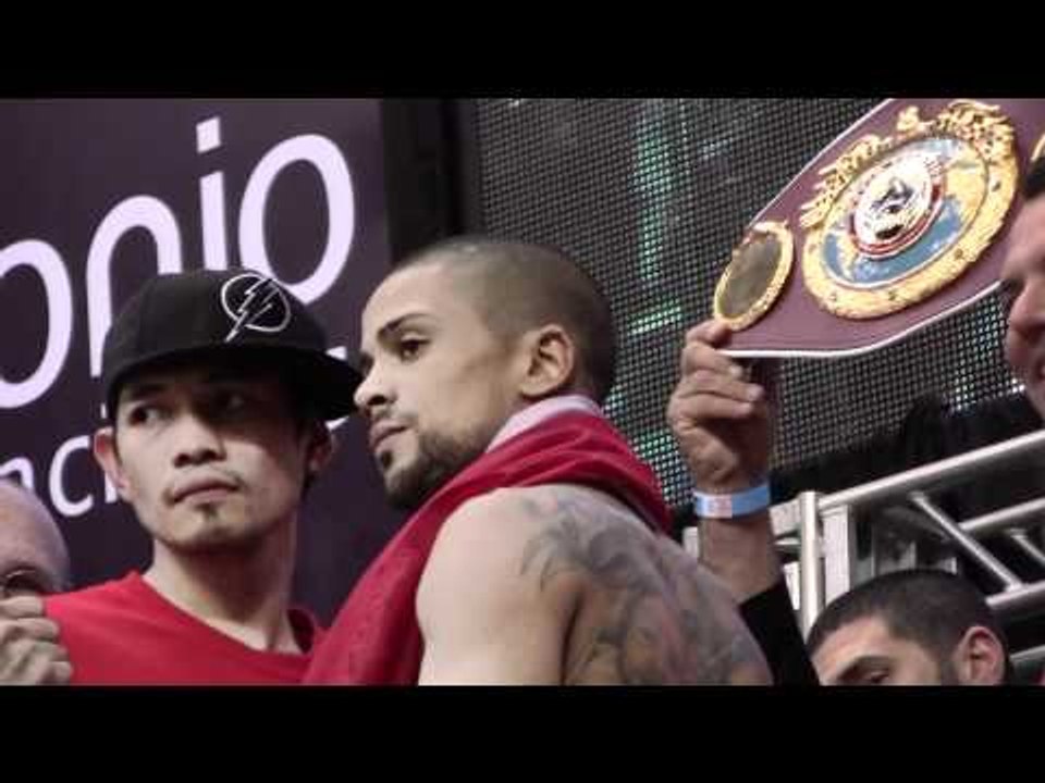 Julio Cesar Chavez Jr, vs. Marco Antono Rubio Weigh in video