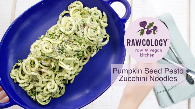Pumpkin Seed Pesto Zucchini Noodles Recipe