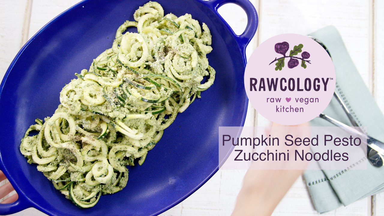 Pumpkin Seed Pesto Zucchini Noodles Recipe