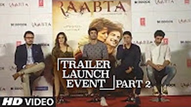 Raabta Trailer Launch _ Part - 2 _ Sushant Singh Rajput & Kriti Sanon (1)