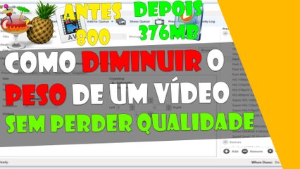 COMO DIMINUIR O PESO DE UM VÍDEO (HANDBRAKE)