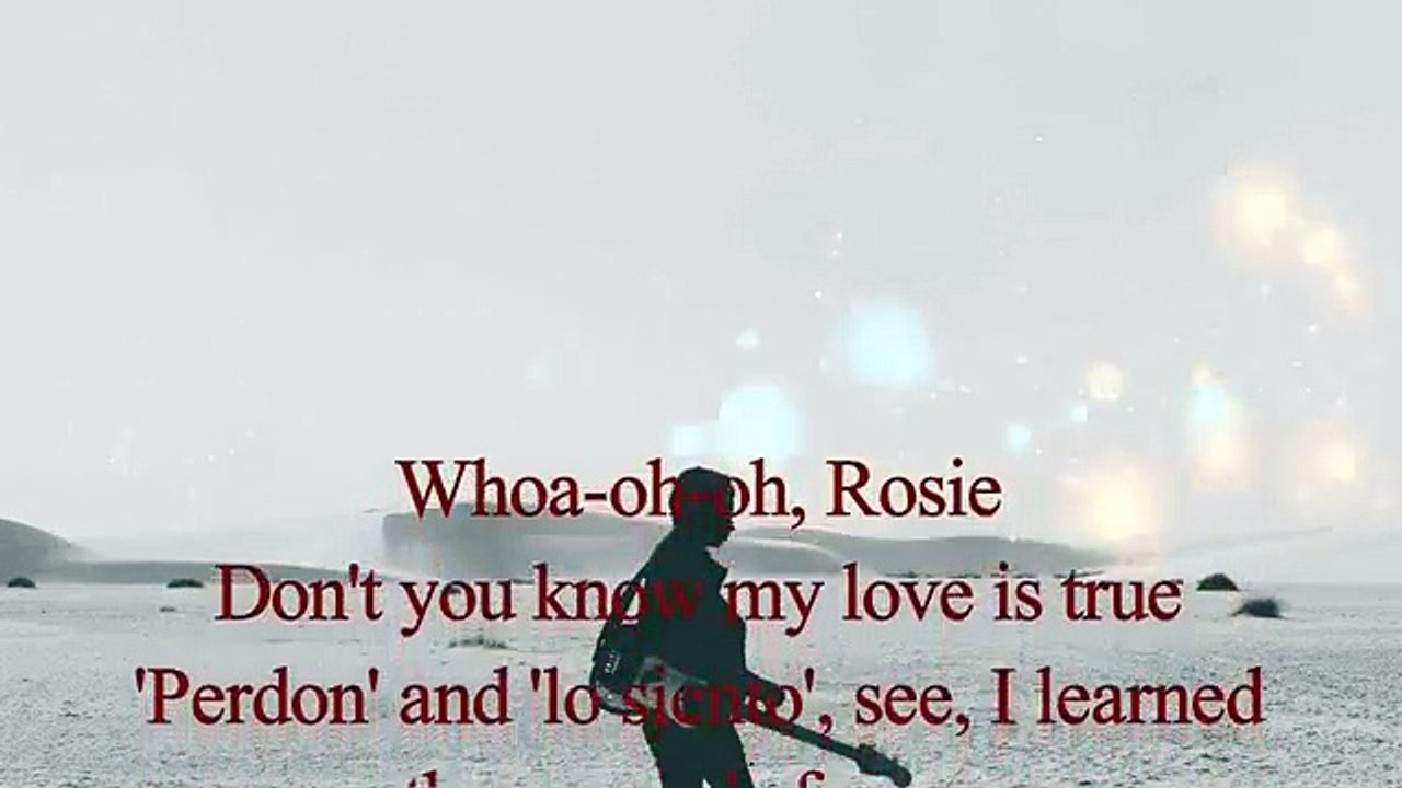 John Mayer - Rosie (Lyric)