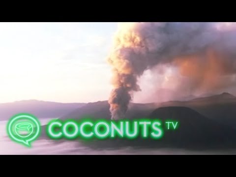Mount Bromo in Indonesia on the verge of eruption | Coconuts TV