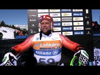 Yohann Taberlet and Franz Hanfstingl on the super-G