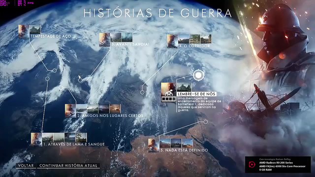 Battlefild 1 Ultra fx 6300 + R9 280x