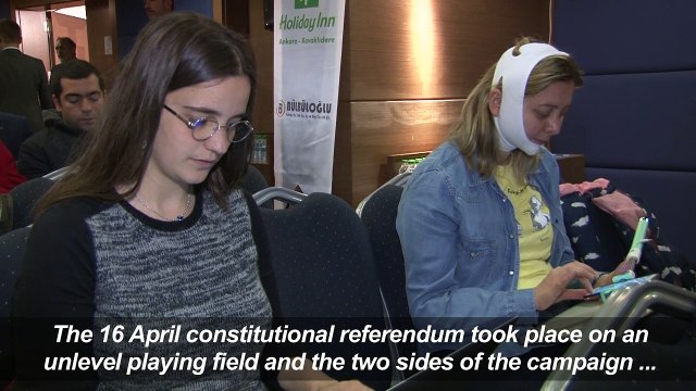 Monitors: 'Unlevel playing field' in Turkish referendum