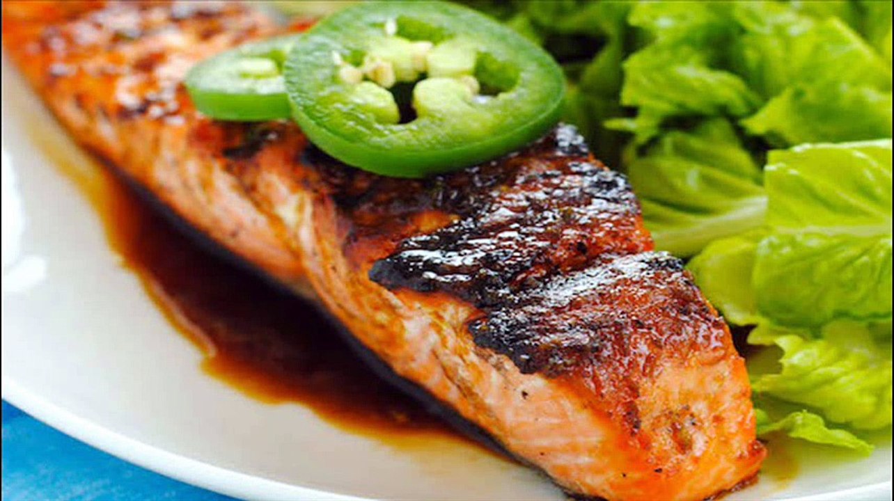 Jalapeno Glazed Seared Salmon video Dailymotion