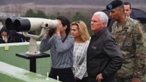 Pence visits military demarcation line between North and South Korea