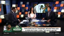 First Take   Charles Barkley says he is 'uncomfortable' with Isaiah Thomas crying   Apr 17, 2017