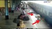 Maharashtra cop saves woman from fatal accident at railway station, Watch Video | Oneindia News
