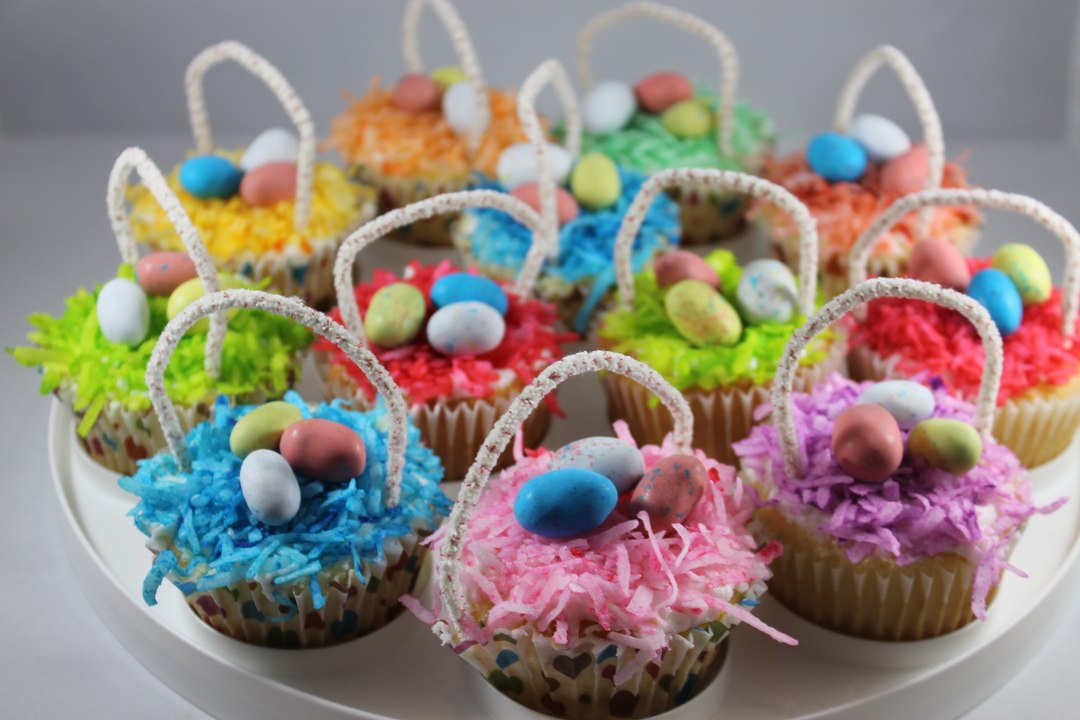 Easter Basket Cupcakes