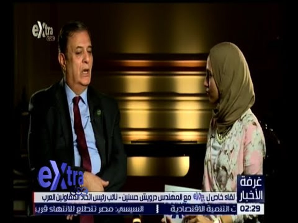 غرفة الأخبار | لقاء خاص مع المهندس درويش حسنين نائب رئيس اتحاد المقاولين العرب