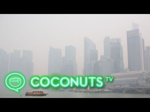 Singapore haze at Marina Bay Sands [RAW FOOTAGE] | Coconuts TV