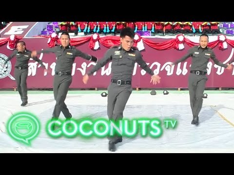 Breakdancing Thai cops demonstrate arresting moves | Coconuts TV