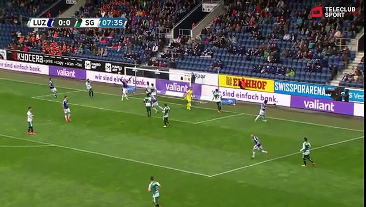 FC Luzern 2:0 Sankt Gallen (Swiss Super League 17.April)