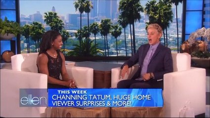 Simone Biles & Sasha Farber On The Ellen Show